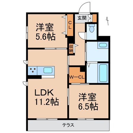 和歌山駅 徒歩13分 1階の物件間取画像